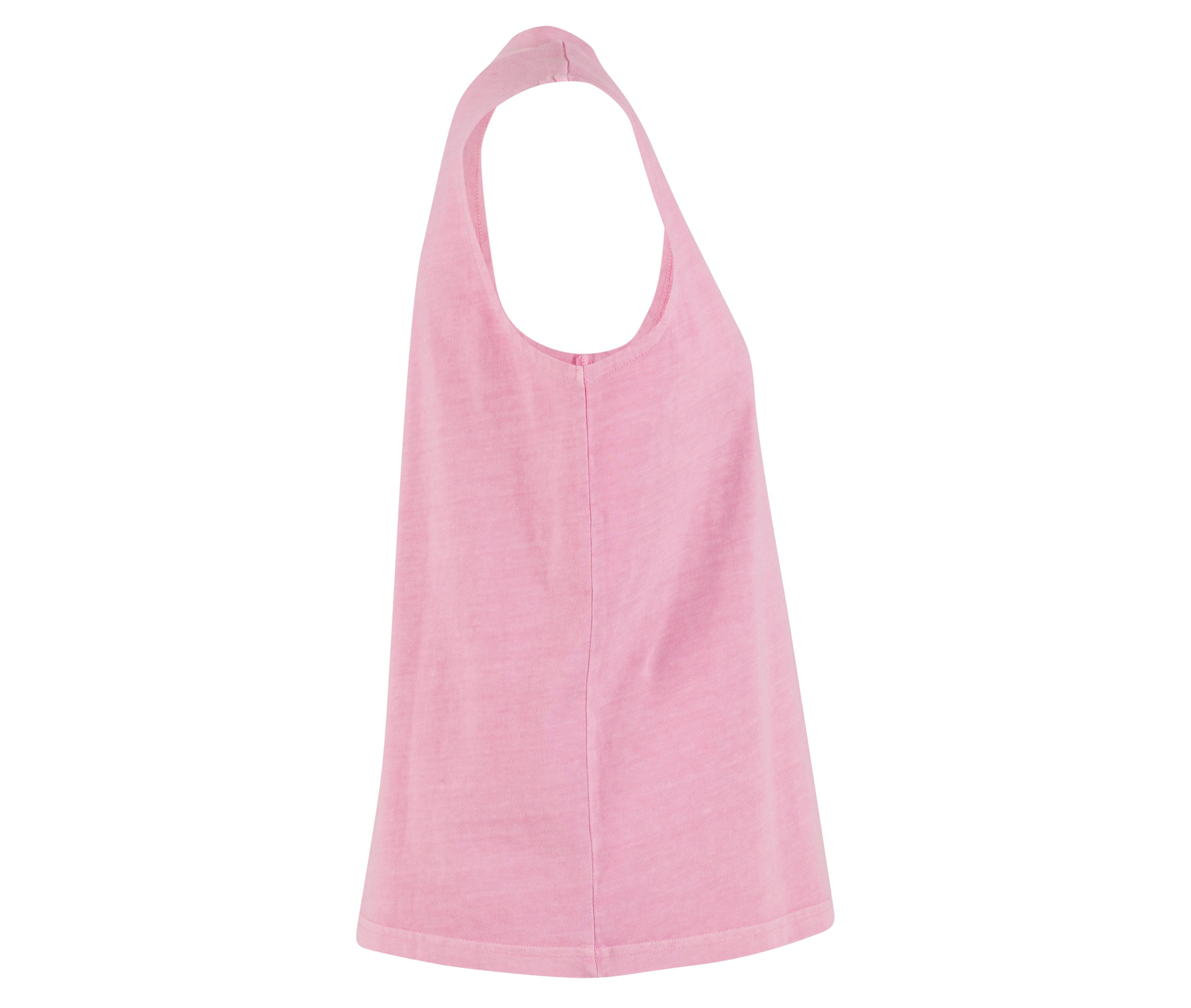 LADIES VINTAGE WASHED SLEEVELESS TEE